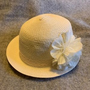 D&Y Woven Sunhat with Flower